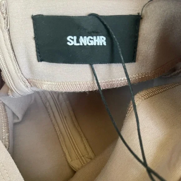 SLNGHR jumpsuit pale lavender size XS halter top - Picture 10 of 10